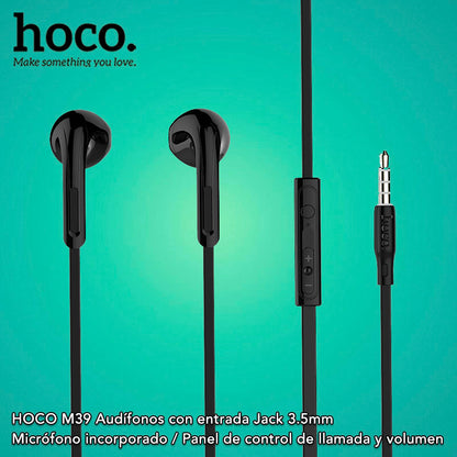HOCO M39 Audífonos Jack 3.5 mm