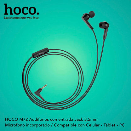 HOCO M72 Audífonos Jack 3.5 mm