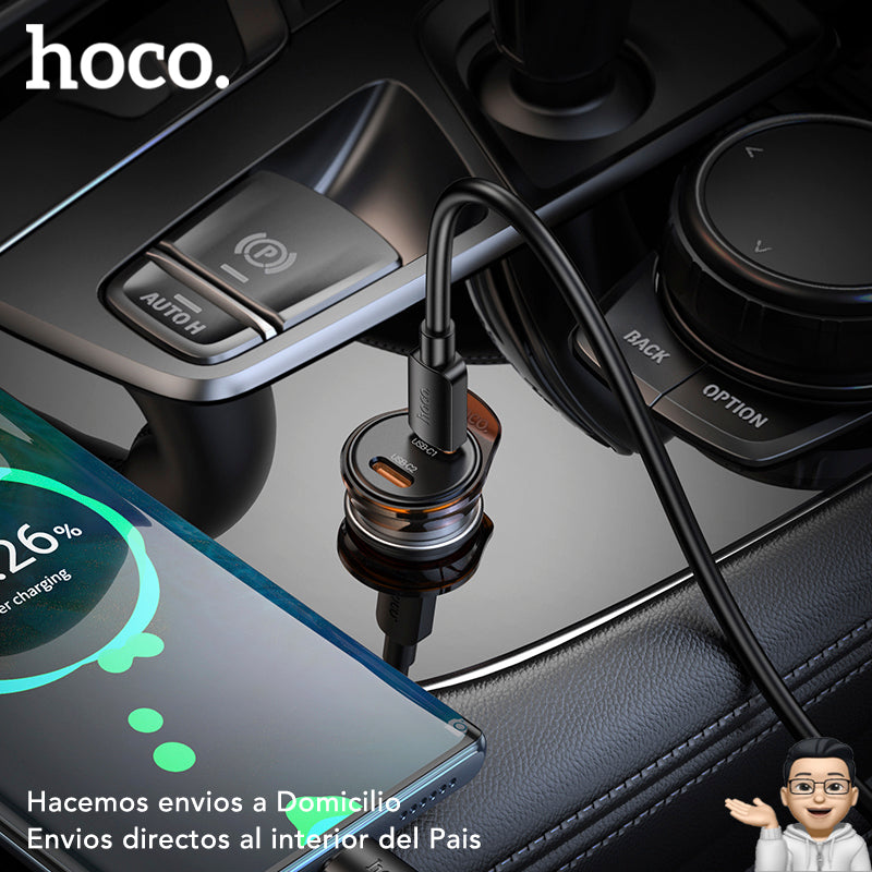 HOCO NZ16B Cargador de Auto completo Súper Rapido