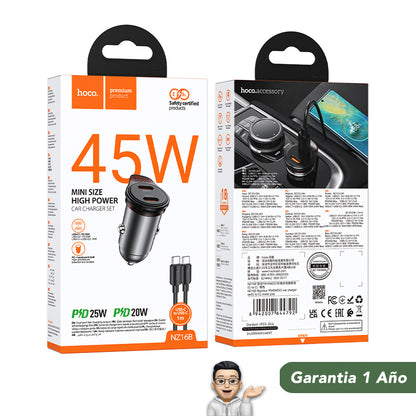 HOCO NZ16B Cargador de Auto completo Súper Rapido
