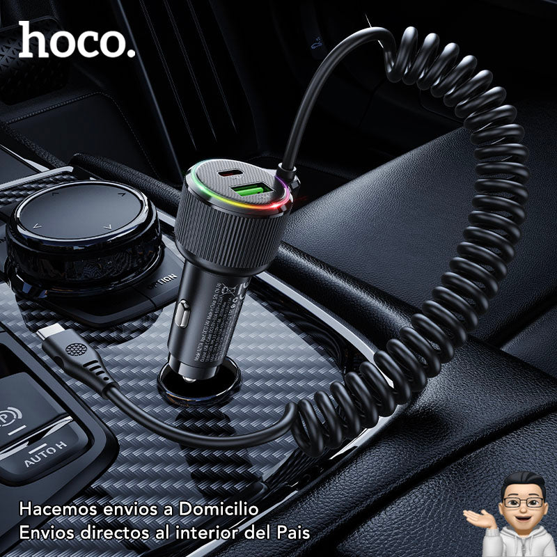 HOCO NZ17A  Cargador de Auto Súper Rápido / 50 Watts