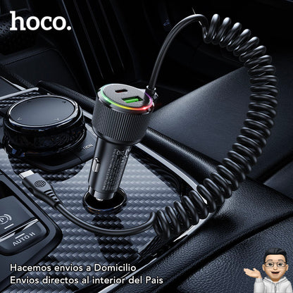 HOCO NZ17A  Cargador de Auto Súper Rápido / 50 Watts