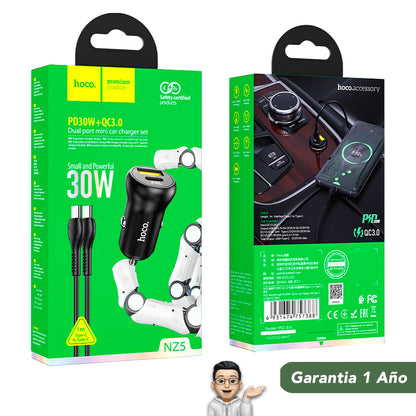 HOCO NZ5 Cargador de Auto completo Súper Rapido