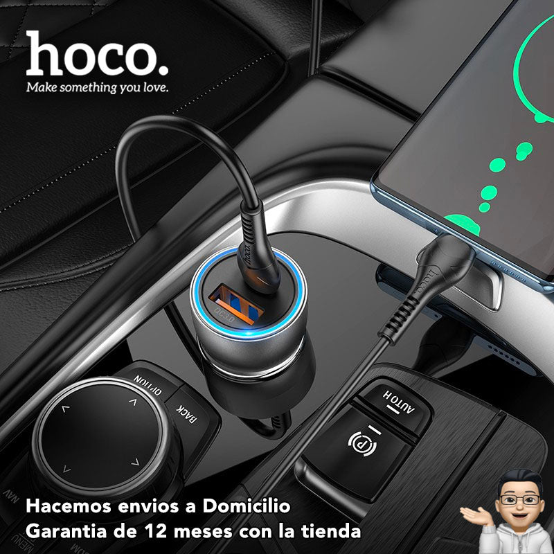 HOCO NZ8 Cargador de Auto completo Súper Rapido