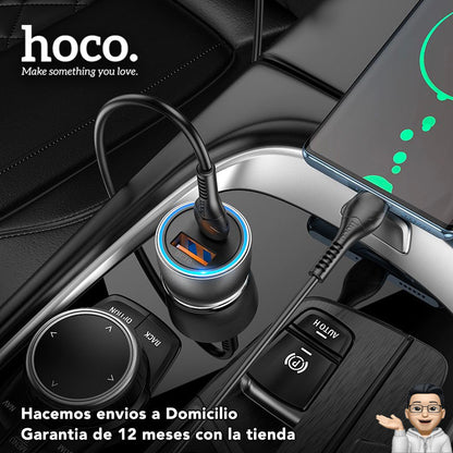 HOCO NZ8 Cargador de Auto completo Súper Rapido