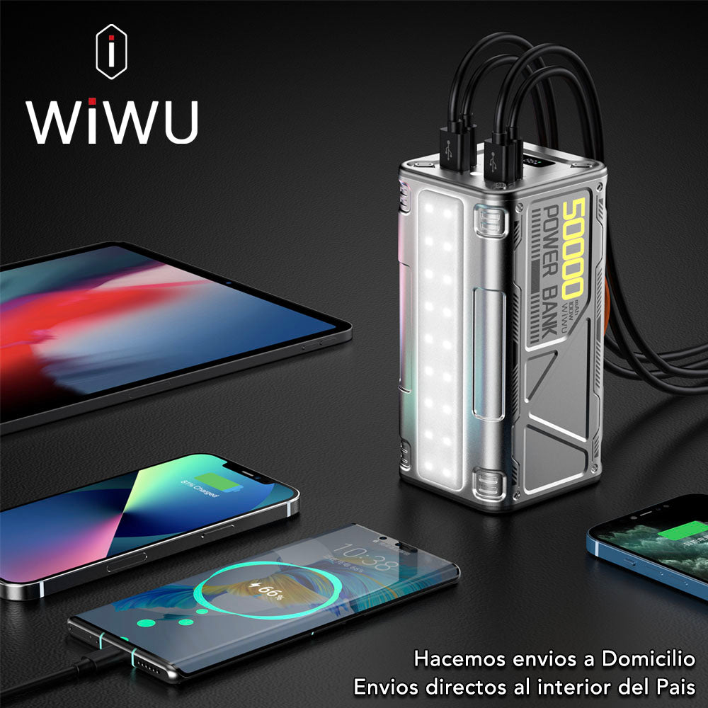 WIWU Wi-P029 de 50000 mAh Carga rápida 100 Watts