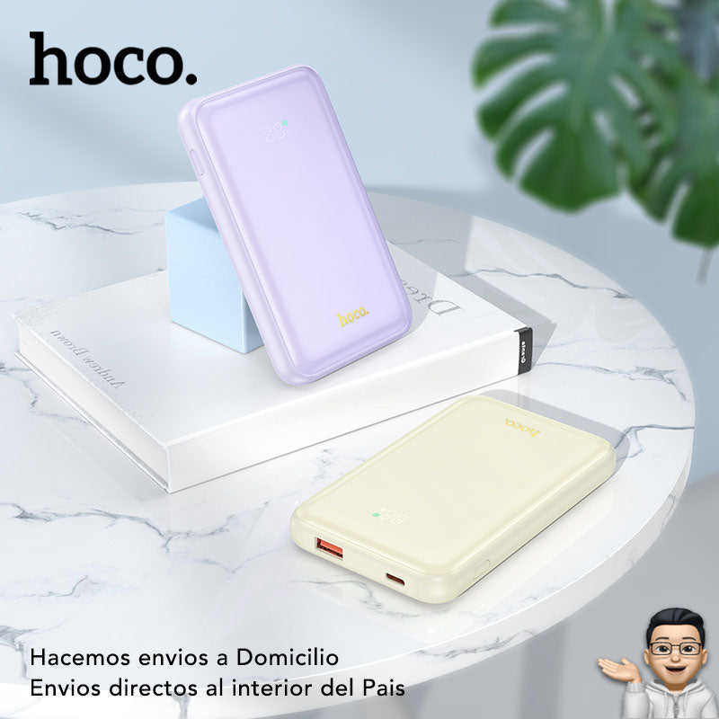 HOCO Q21 de 10000 mAh Carga Rápida Compacto