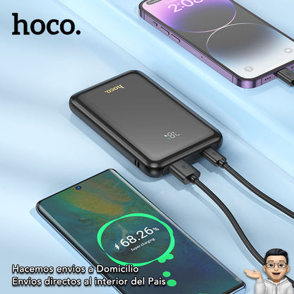HOCO Q21 de 10000 mAh Carga Rápida Compacto