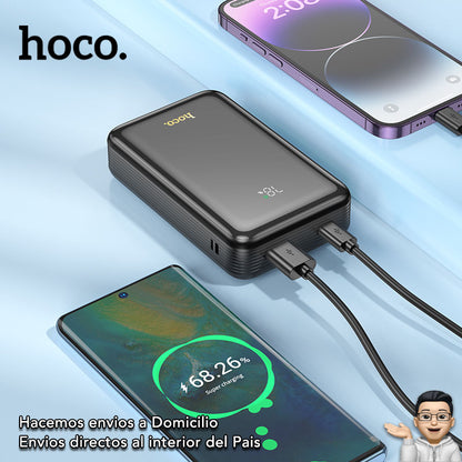 HOCO Q21A de 20000 mAh Carga Rápida Compacto
