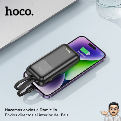 HOCO Q25 de 10000 mAh Carga Rápida con Cable