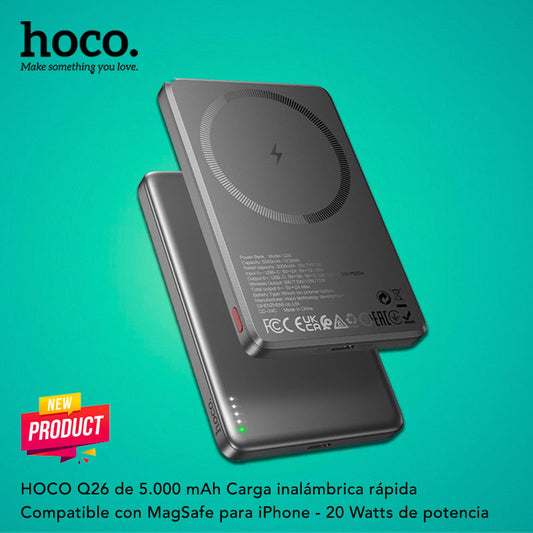 HOCO Q26 de 5000 mAh Carga rápida Magsafe