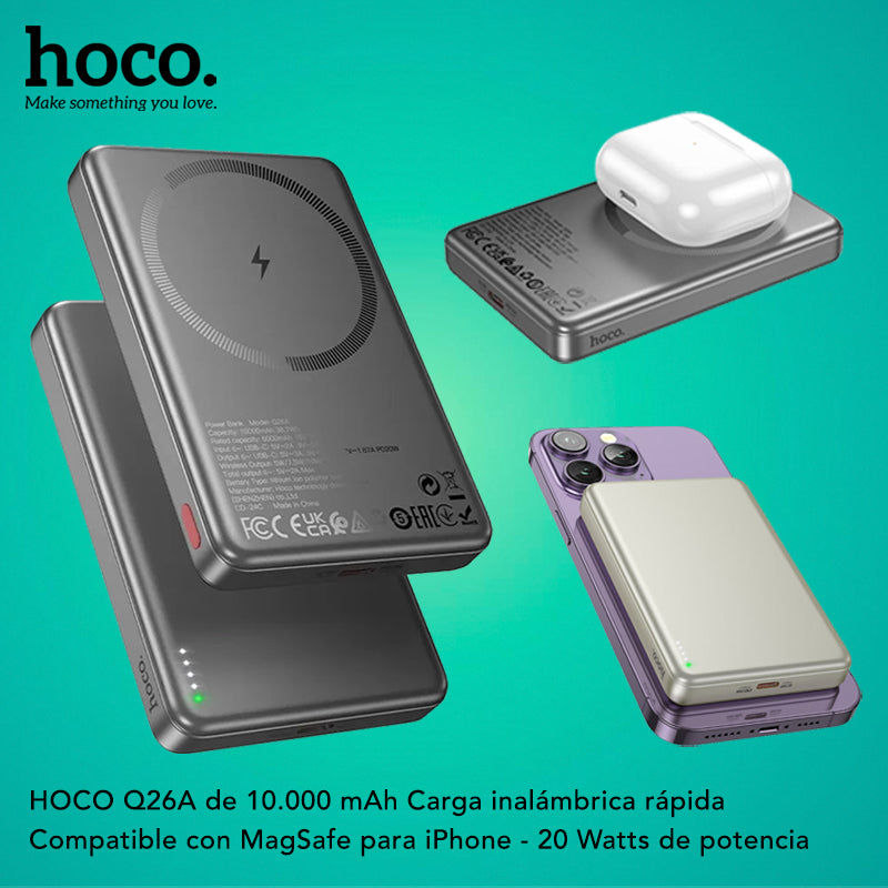HOCO Q26A de 10000 mAh Carga rápida Magsafe