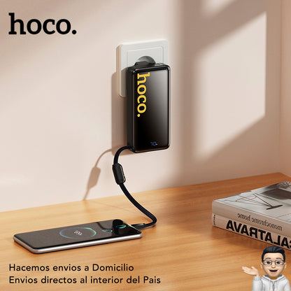 HOCO Q45 de 10000 mAh Carga Rápida con Cable 2en1