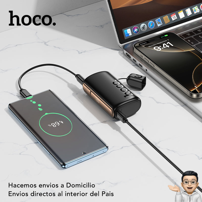 HOCO Q50 de 10000 mAh Carga Rápida con Cable