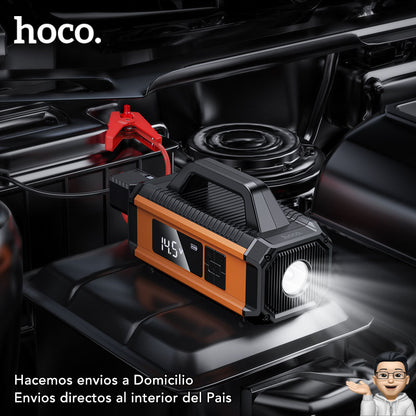 HOCO QS4 Inflador y Arrancador de batería de 10.000 mAh