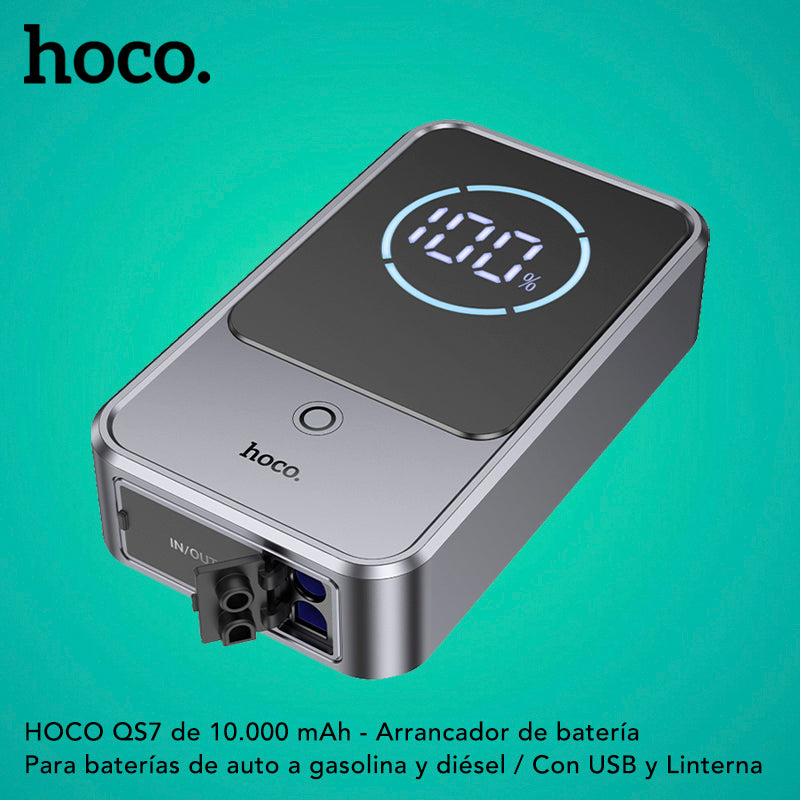 HOCO QS7 Arrancador de batería de 10.000 mAh