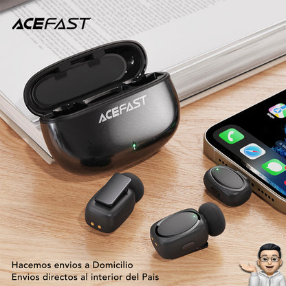 ACEFAST R2 Micrófono Dual de doble receptor de solapa