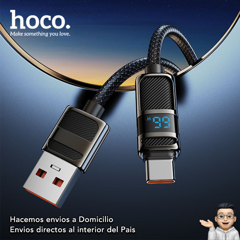 HOCO U137-A  Cable USB a Tipo C / 100 Watts / 1 metro