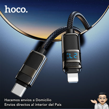 HOCO U137-C  Cable Tipo C a Lightning / 27 Watts / 1 metro