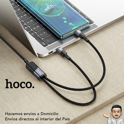 HOCO U139 Cable Tipo C a Tipo C / 100 Watts / 1.2 metros