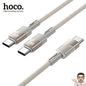 HOCO U139 Cable Tipo C a Tipo C / 100 Watts / 1.2 metros