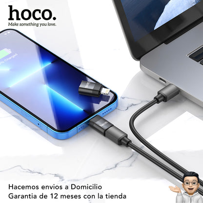 HOCO UA17 Adaptador de Tipo C a Lightning para iPhone