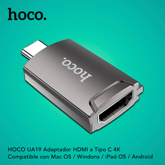 HOCO UA19 Adaptador HDMI a Tipo-C