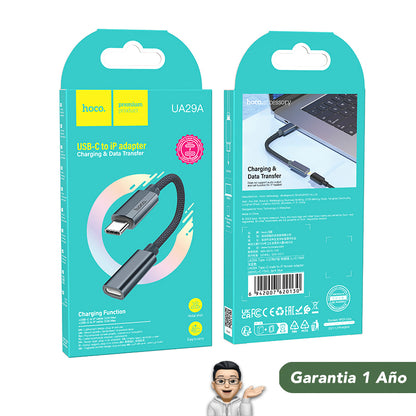 HOCO UA29A  Adaptador Lightning a Tipo C