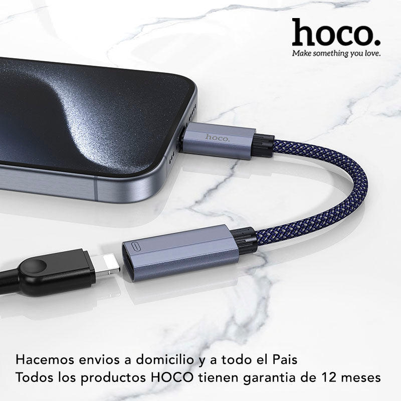 HOCO UA29A  Adaptador Lightning a Tipo C