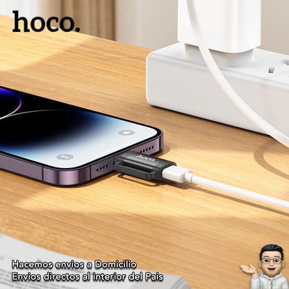 HOCO UA31-B  Adaptador de Tipo C a Lightning para iPhone OTG
