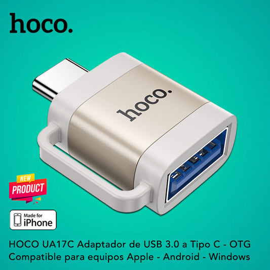 HOCO UA31-C Adaptador USB 3.0 a Tipo C OTG