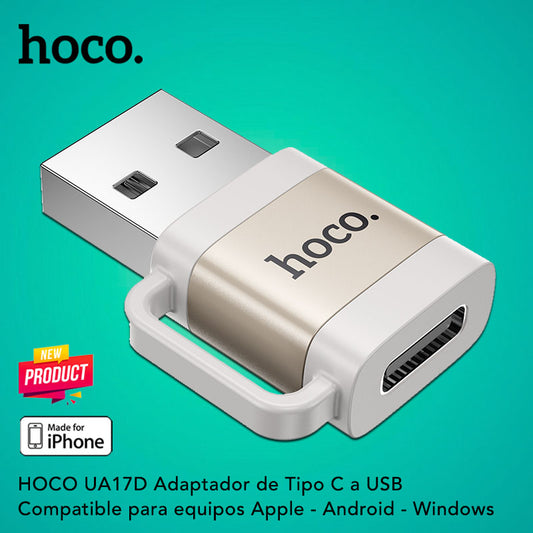 HOCO UA31-D  Adaptador Tipo-C a USB 2.0