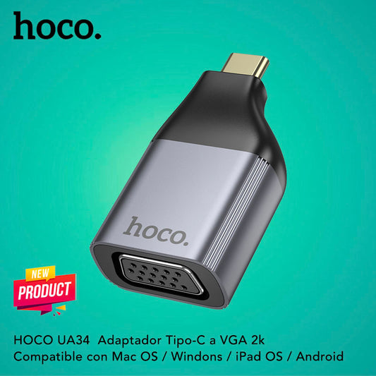 HOCO UA34 Adaptador VGA a Tipo-C