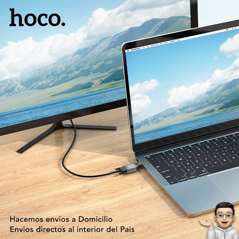 HOCO UA34 Adaptador VGA a Tipo-C