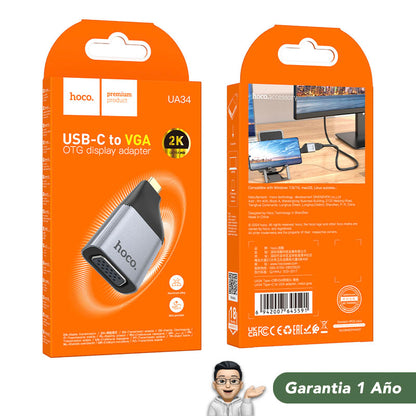 HOCO UA34 Adaptador VGA a Tipo-C