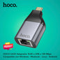 HOCO UA35 Adaptador Tipo C a RJ45 cable de Red