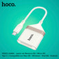 HOCO UA40-A Lector de Memoria SD / Micro SD a Tipo C