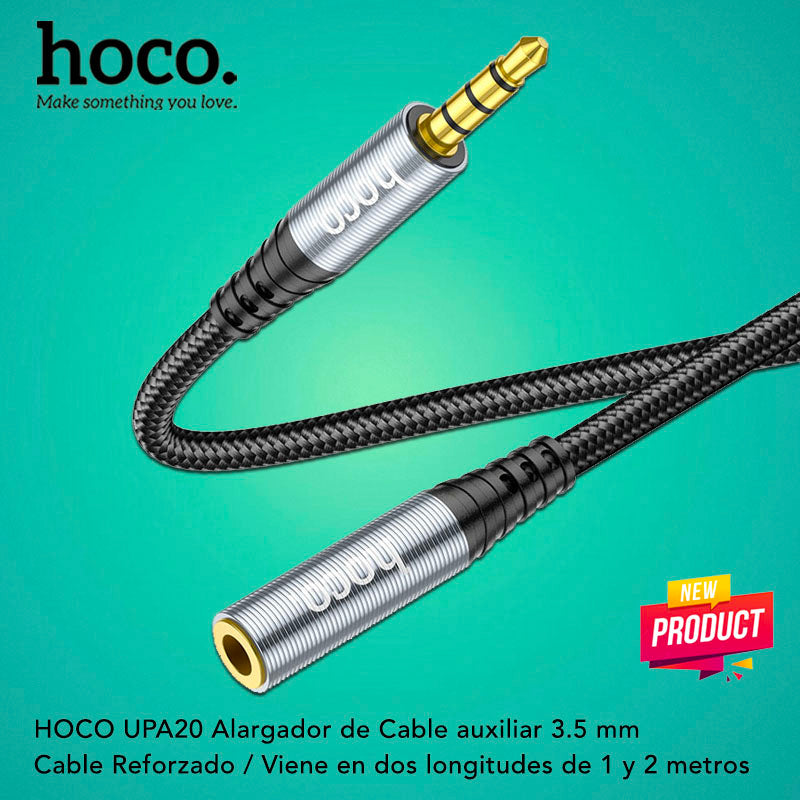 HOCO UPA20 Alargador de cable Auxiliar / 1 y 2 metros