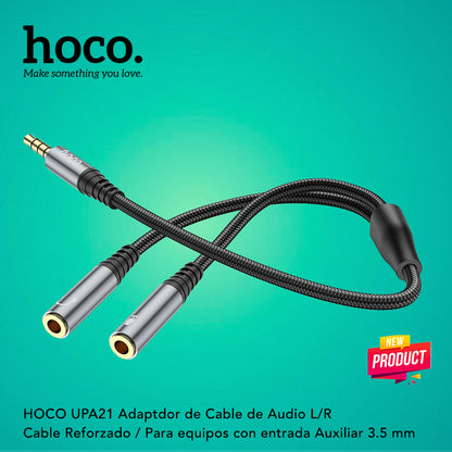 HOCO UPA21 Adaptador de audio 2en1