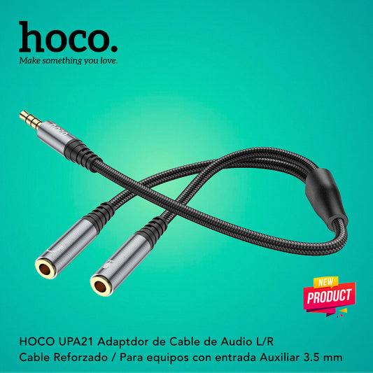 HOCO UPA21 Adaptador de audio 2en1