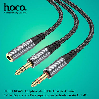 HOCO UPA21 Adaptador de audio 2en1