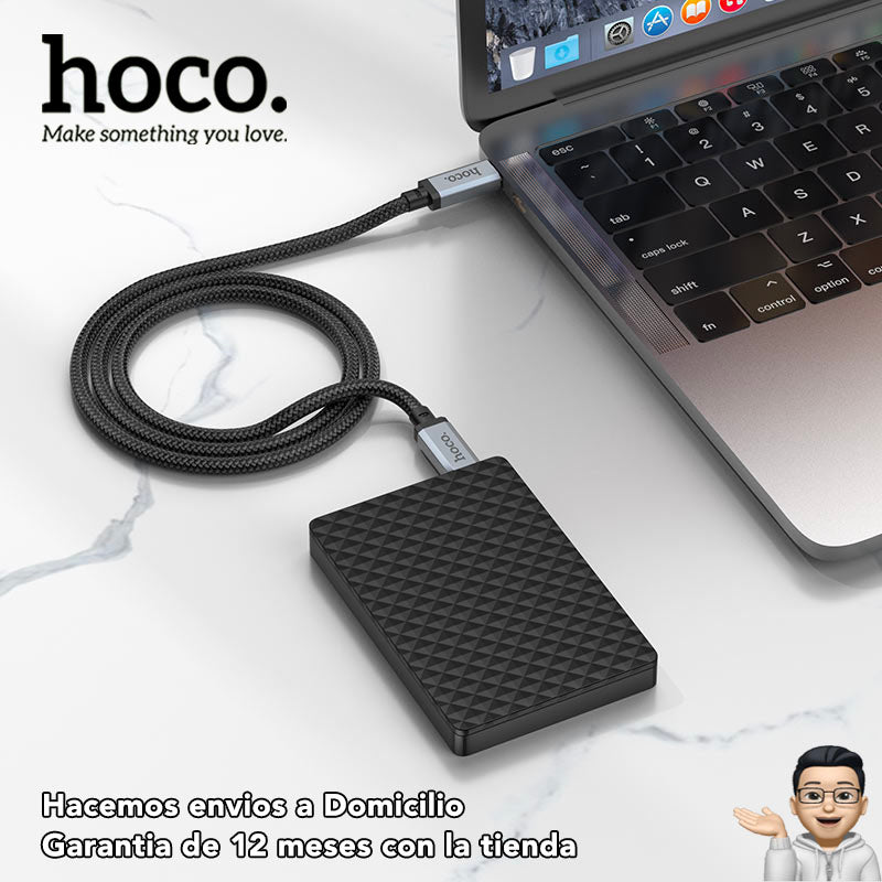 HOCO US05 Cable Tipo C / USB 4.0 40Gbps / 100 Watts PD
