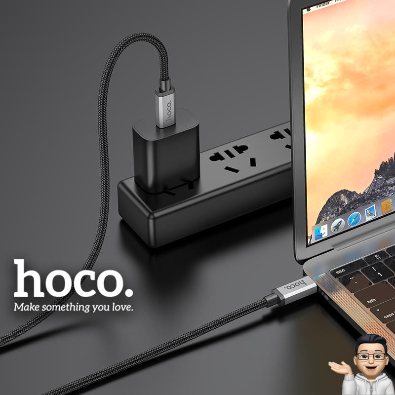 HOCO US06 Cable Tipo C / USB 3.2 Gen2 20Gbps / 100 Watts PD