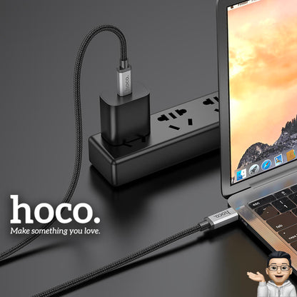 HOCO US06 Cable Tipo C / USB 3.2 Gen2 20Gbps / 100 Watts PD