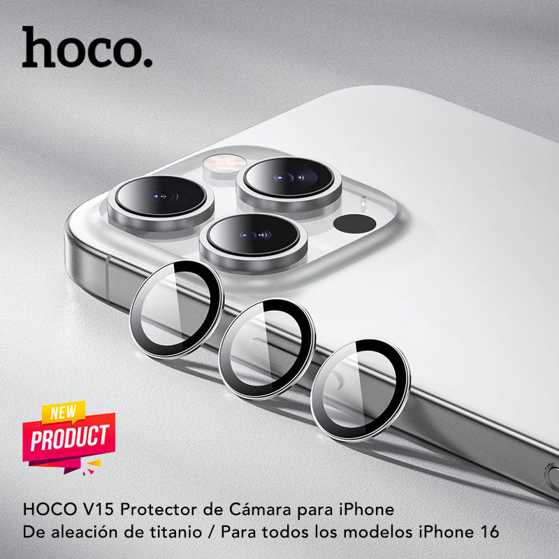 HOCO V15 Protector de Cámara iPhone 16