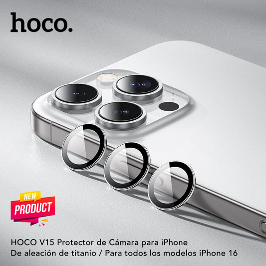 HOCO V15 Protector de Cámara iPhone 16