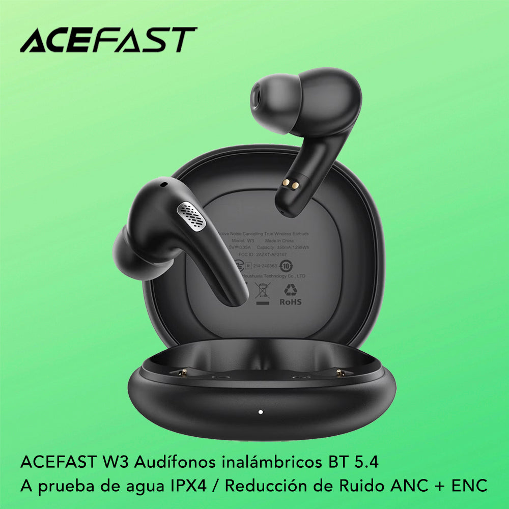 ACEFAST W3 Audífonos TWS con ANC y ENC