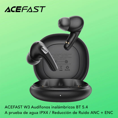ACEFAST W3 Audífonos TWS con ANC y ENC
