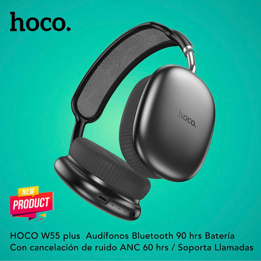 HOCO W55 plus Audífonos Bluetooth Headset con ANC