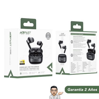 ACEFAST W5 Audífonos TWS con ANC y ENC